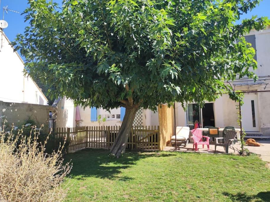 Mas Provencal Au Coeur Des Vergers Vallabregues Luaran gambar